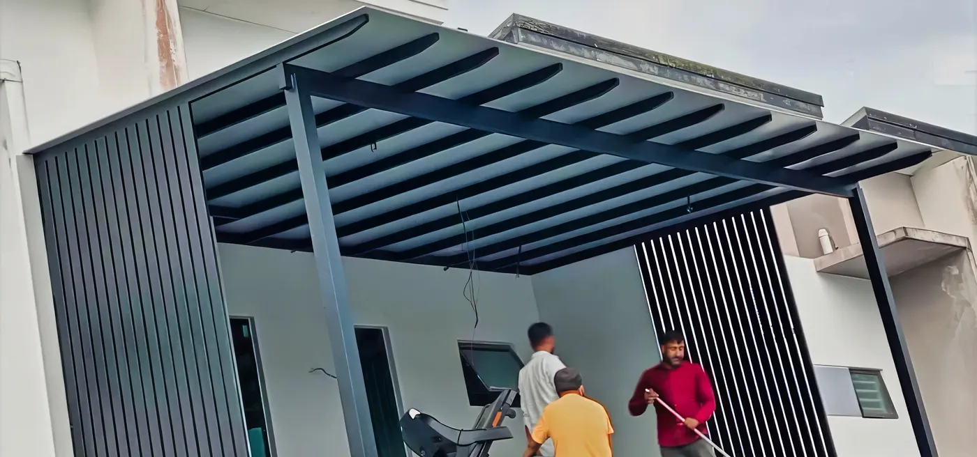 Contemporary ACP Awning — photo 2