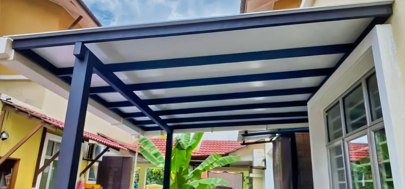 Glass Roof Awning
